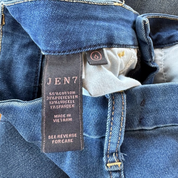 7 For All Mankind Jen7 HW Skinny Jeans Size 6 - Picture 8 of 8
